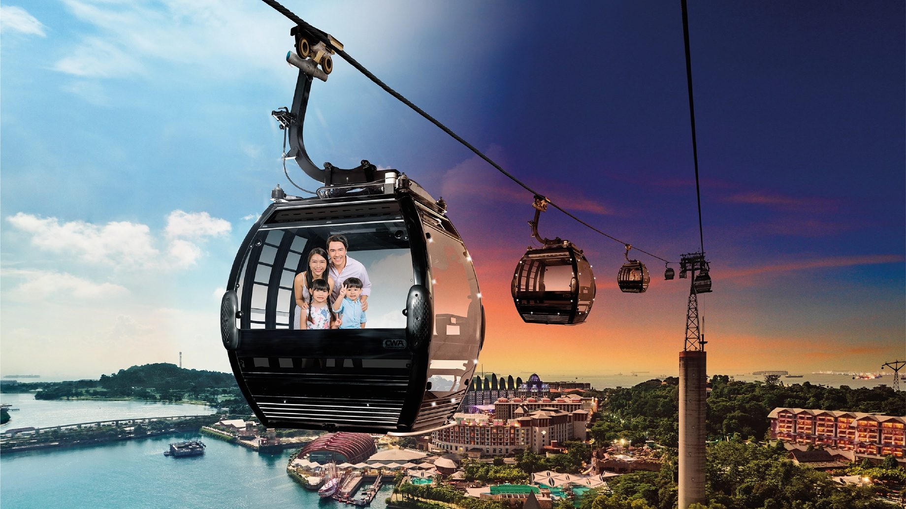 Sentosa Cable Car Ride Tickets – Singapore